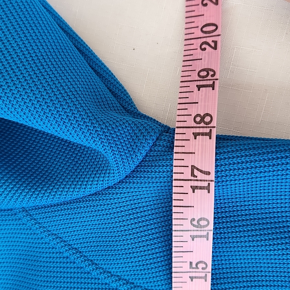 Pacific Trail Blue Black Textured Active Jacket. Size M - Picture 8 of 9